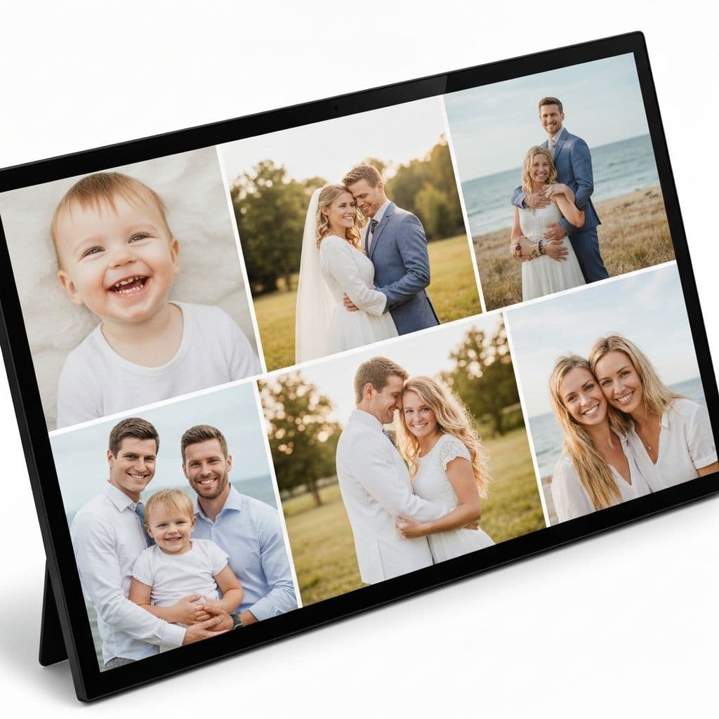 Crystal clear HD touchscreen display